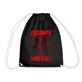 Heavy Metal - Turnbeutel - Schwarz - Vorne