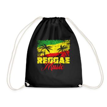 Musique Reggae - Sac de sport léger - noir - Devant