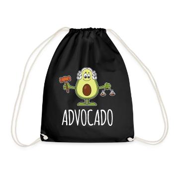 Avocado Jura ADVOCADO Student Lawyer Exam - Drawstring Bag - black - Front