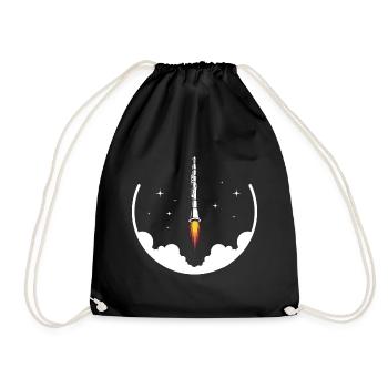 Clarinet Rocket Musical Instrument Musician - Sac de sport léger - noir - Devant