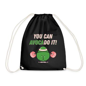 Avocado Fitness Avo Do It ! Séance d’entraînement - Sac de sport léger - noir - Devant