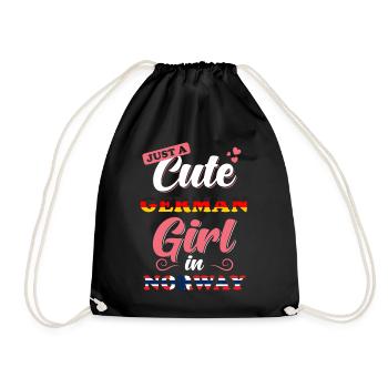 Allemagne Norvège Proverbe - Sac de sport léger - noir - Devant