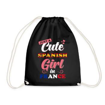 Espagne France Proverbe - Sac de sport léger - noir - Devant