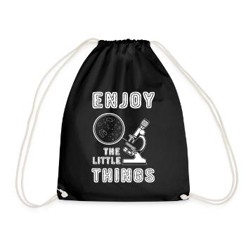 Enjoy The Little Things Microbiologie - Sac de sport léger - noir - Devant