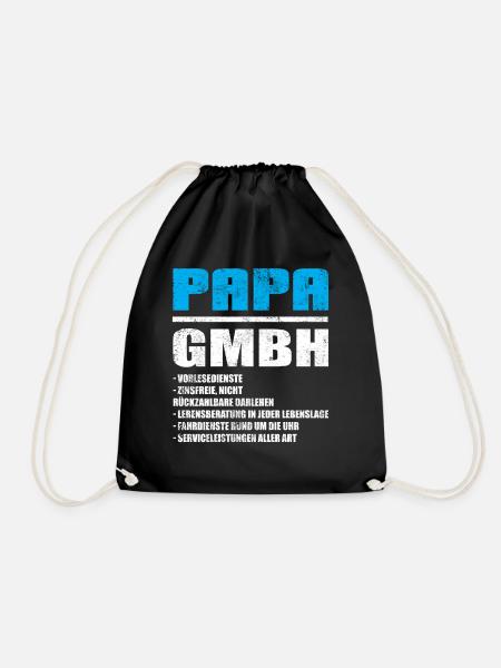 Papa GmbH Vintage - Turnbeutel - Schwarz