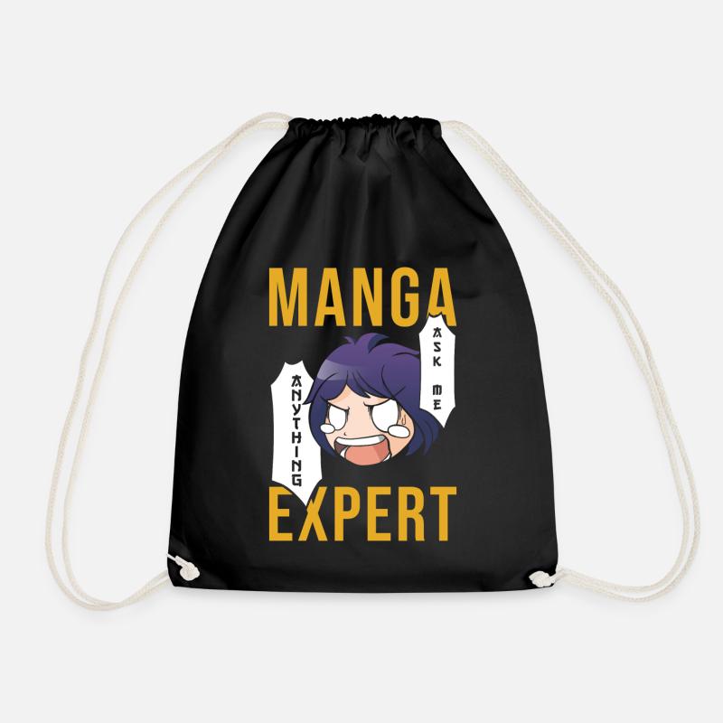 Manga Experte - Turnbeutel - Schwarz