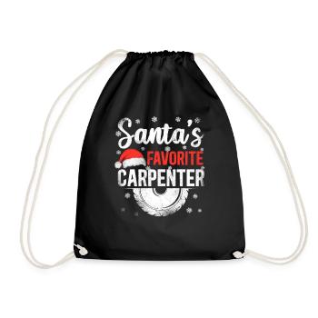 Woodworker Carpenter Tools Vintage - Sac de sport léger - noir - Devant