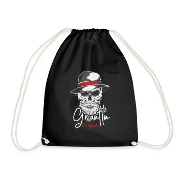 Grantln est un style de vie bavarois bavarois - Sac de sport léger - noir - Devant