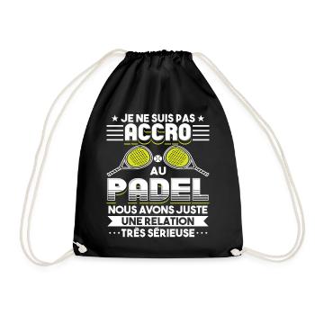 Raquettes De Padel Tennis Pádel Tennis Padel - Sac de sport léger - noir - Devant
