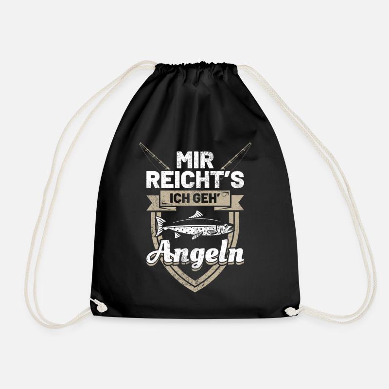 Angler - Turnbeutel - Schwarz