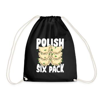 Drôle Pierogi Piroggen Cadeau de cuisine polonaise - Sac de sport léger - noir - Devant