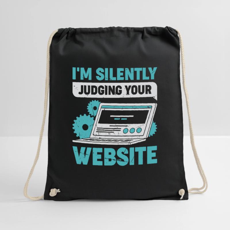 Fun Web Design Web Designer Gift Drawstring Bag