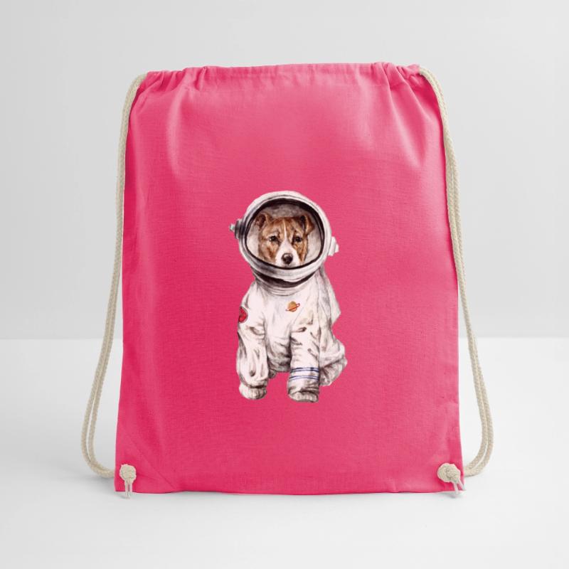 Chien en combinaison spatiale Spatiale Spatiale Sac de sport léger