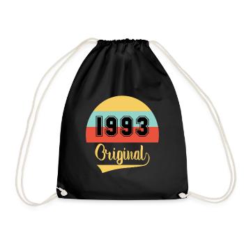 Vintage Orginal 1993 Anniversaire - Sac de sport léger - noir - Devant