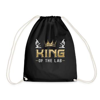 Laboratory Technician Science Chemistry Laboratory Gift - Drawstring Bag - black - Front