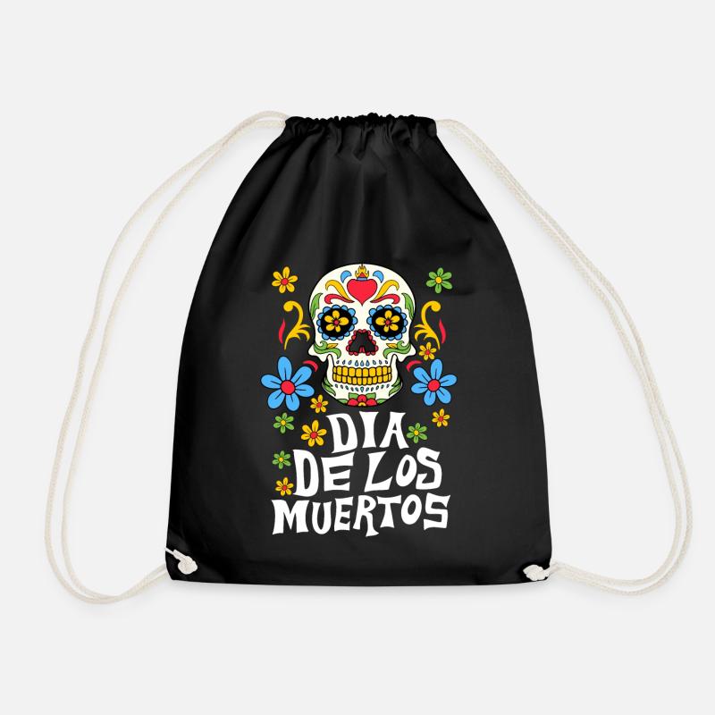 Dia de los Muertos Sugar Skull - Sac de sport léger - noir
