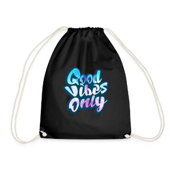 Good Vibe Only Positive Vibe Graffiti Life - Sac de sport léger - noir - Devant
