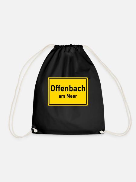 Offenbach am Meer - Offenbacher am Main - Turnbeutel - Schwarz