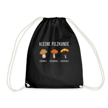 Petit champignon Chanceux Paragleiter - Sac de sport léger - noir - Devant