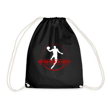 Basketball Basketball Team Basketball Player - Drawstring Bag - black - Front