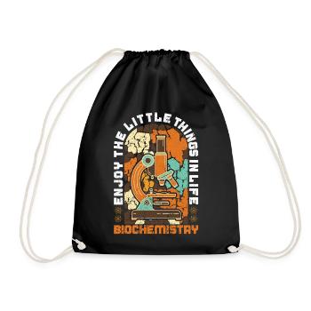 Biochemistry Biochemist Biochemist Biotech - Drawstring Bag - black - Front