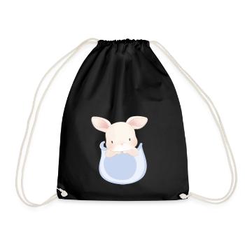 Marsupium Baby - Drawstring Bag - black - Front