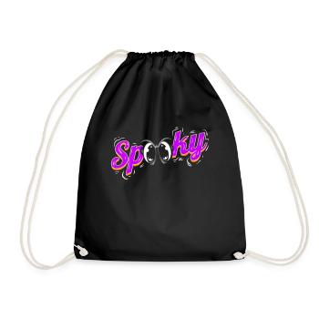 Spooky Says This Motif For Halloween - Drawstring Bag - black - Front