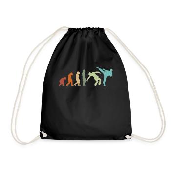 Karaté Taekwondo Aikido Ju-Jutsu Kung-Fu Evolution - Sac de sport léger - noir - Devant