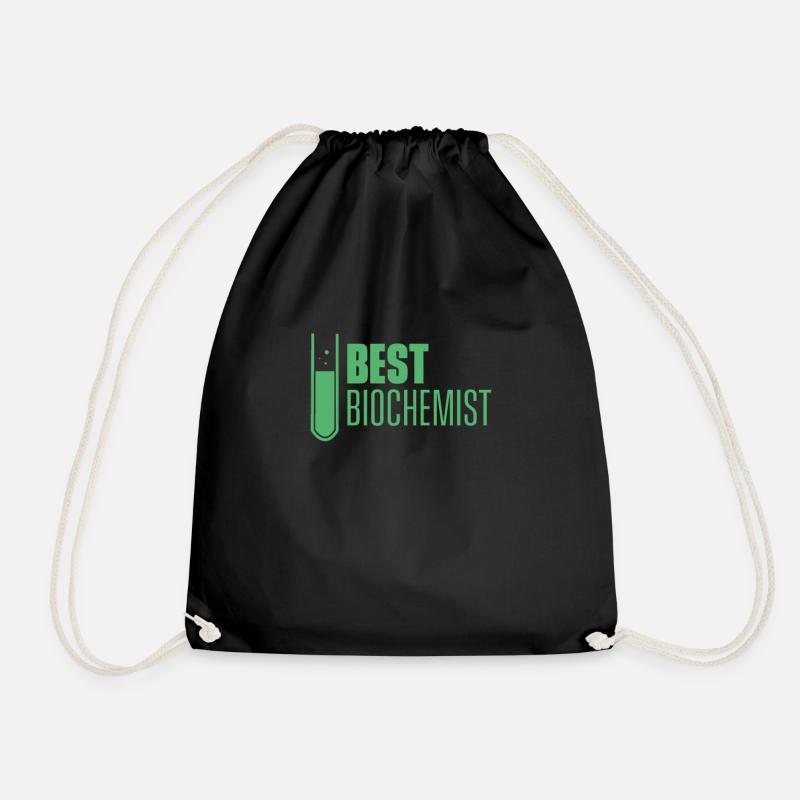 Bester Biochemiker Bio Biochemikerin Biochemie - Turnbeutel - Schwarz