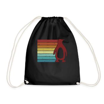Emperor Sea Bird King Penguin Lover Penguin - Drawstring Bag - black - Front