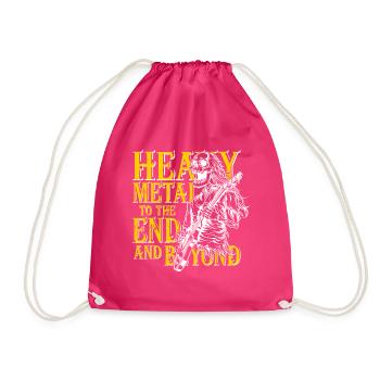 Heavy metal to the end - Sac de sport léger - fuchsia - Devant