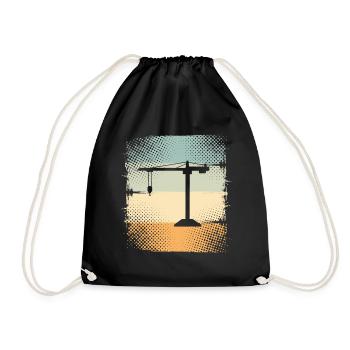 Crane - Drawstring Bag - black - Front