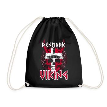 Viking danois - Sac de sport léger - noir - Devant