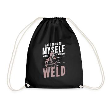 And I Think To Myself What A Wonderful Weld - Sac de sport léger - noir - Devant