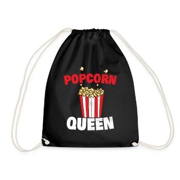 Popcorn Queen Cinema Lover Movie Night - Sac de sport léger - noir - Devant
