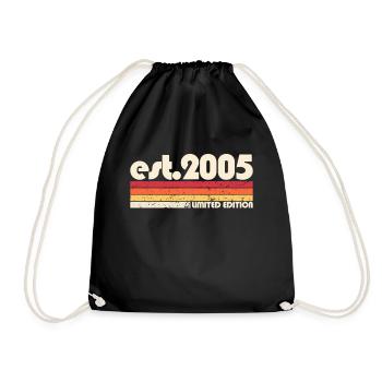 Édition Limitée Rétro Vintage 2005 - Sac de sport léger - noir - Devant