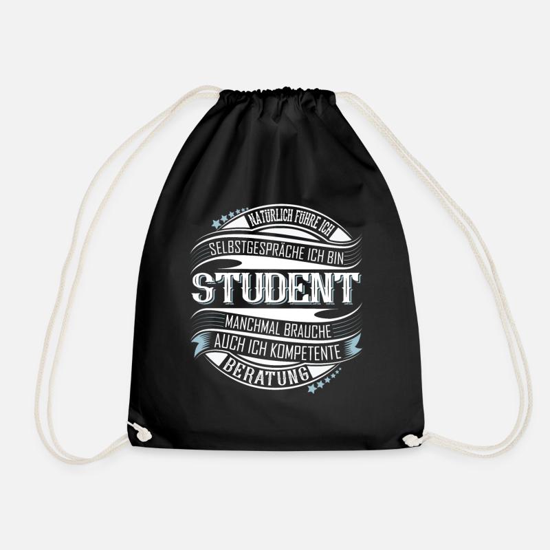 Student - Turnbeutel - Schwarz