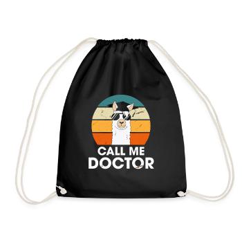 Call Me Doctor Llama Doctor Degree University - Sac de sport léger - noir - Devant
