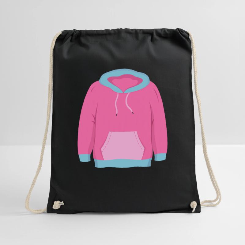 Pinker Pulli Pullover Turnbeutel