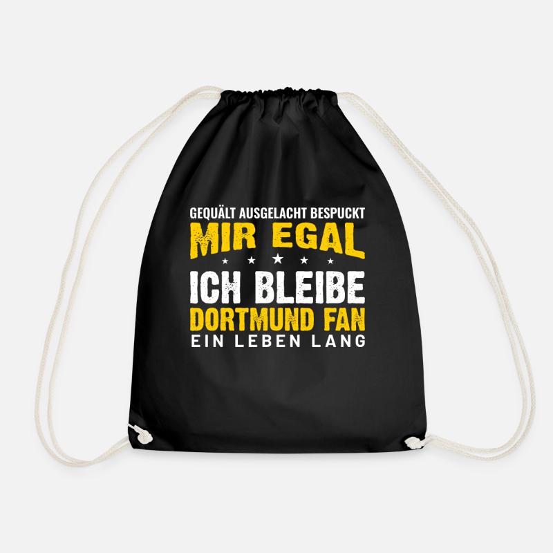 Dortmund Fan Spruch - Turnbeutel - Schwarz