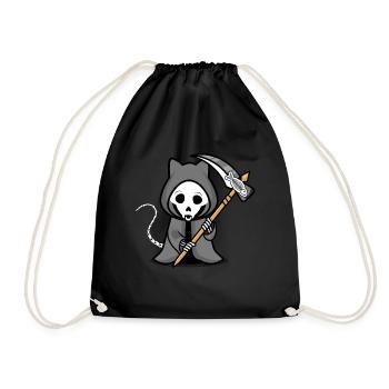 Chat Halloween Grim Repear - Sac de sport léger - noir - Devant