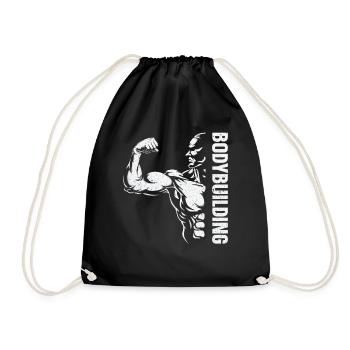 Bodybuilder Body Building Strength Training Cadeau - Sac de sport léger - noir - Devant