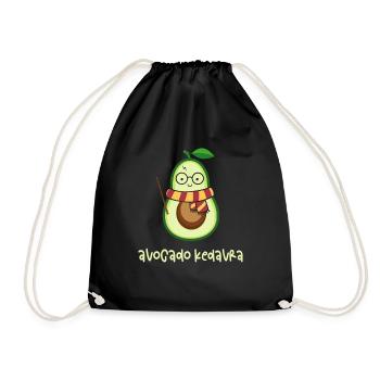 Avocado Kedavra Sunglasses Wizard Vegan Magician - Turnbeutel - Schwarz - Vorne