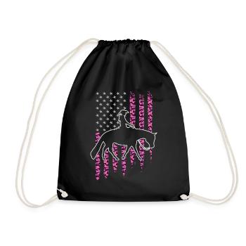 Pleasure Horse & Western Rider Western Riding - Drawstring Bag - black - Front