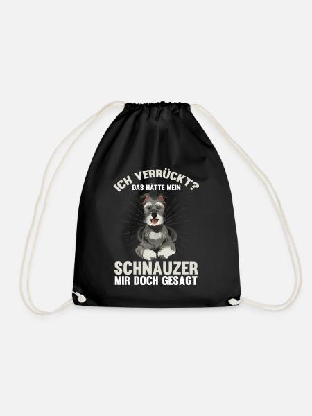 Schnauzer - Turnbeutel - Schwarz