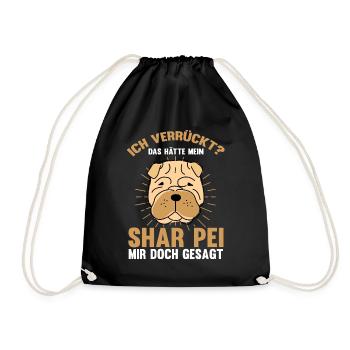 Shar Pei - Turnbeutel - Schwarz - Vorne