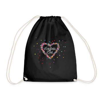 Carnival Carnival Confetti Gift - Drawstring Bag - black - Front