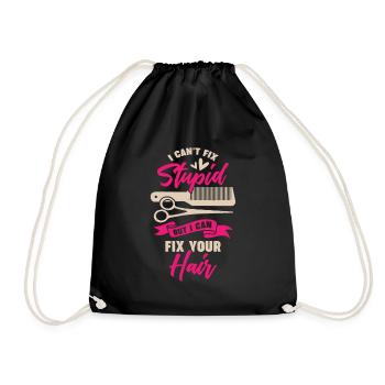 Drôle de coiffeur Coupe de cheveux Cadeau de coiffeur - Sac de sport léger - noir - Devant