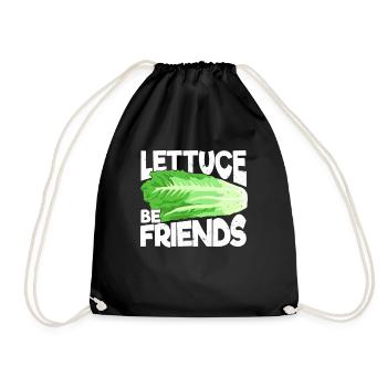 Jardin Jardinage Laitue Gardener Cadeau - Sac de sport léger - noir - Devant