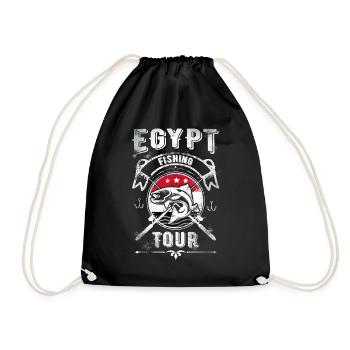 Excursion de pêche en Égypte - Sac de sport léger - noir - Devant
